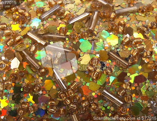 Image of Colored and shiny beads
