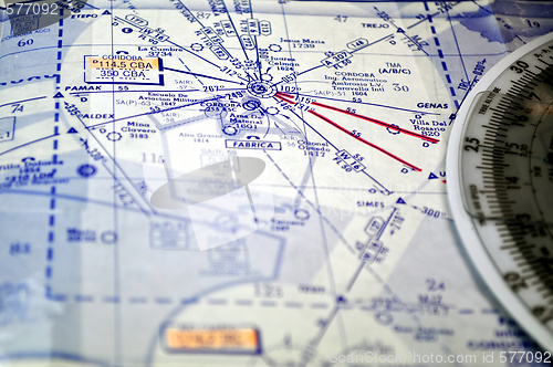 Image of Air navigation chart 