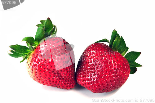 Image of Colorful strawberries