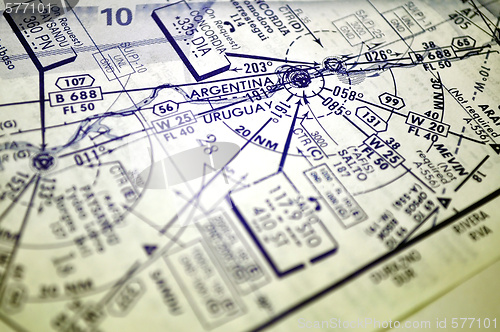 Image of Air navigation chart