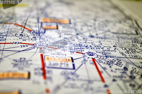 Image of Air navigation chart 