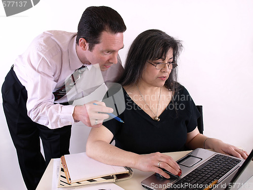 Image of Office Team Working