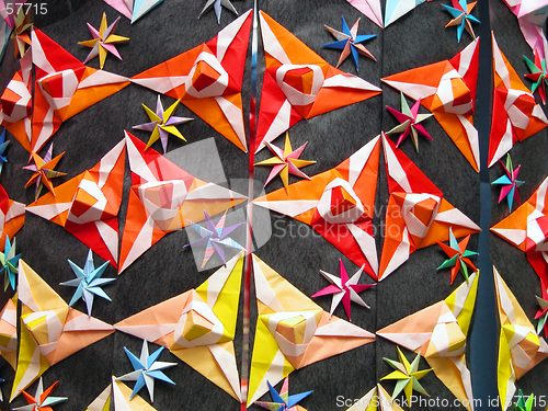 Image of Origami decoration detail