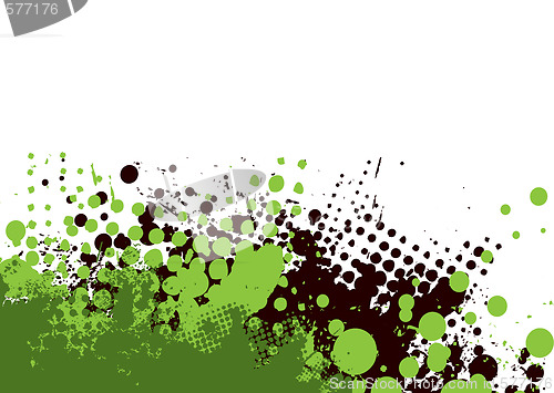 Image of grunge subtle green