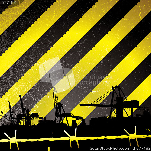 Image of crane stripe