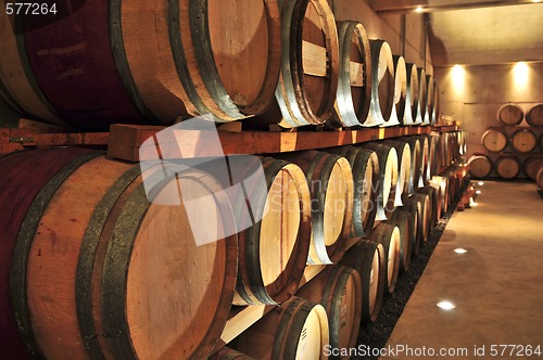 Image of Wine barrels