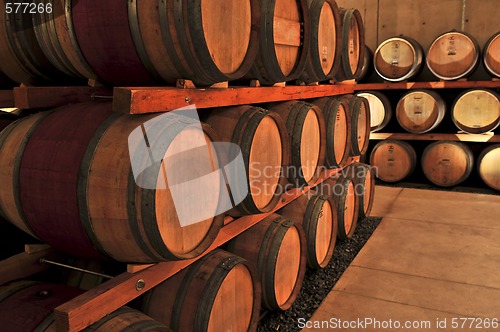 Image of Wine barrels