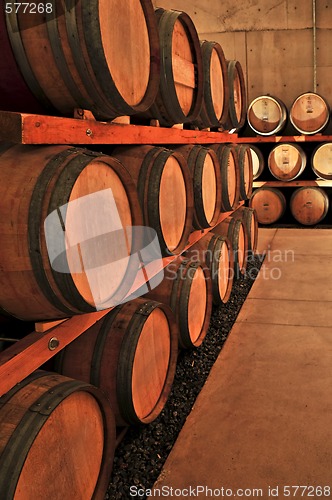 Image of Wine barrels