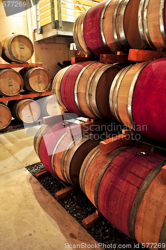 Image of Wine barrels