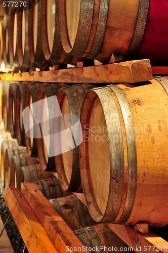 Image of Wine barrels