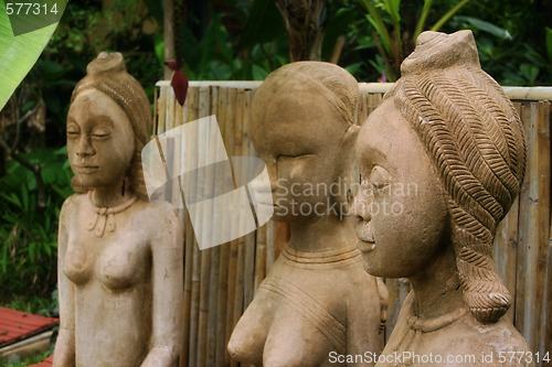 Image of Asian statues