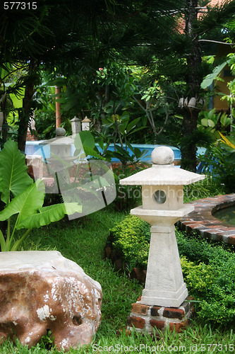 Image of Asian garden