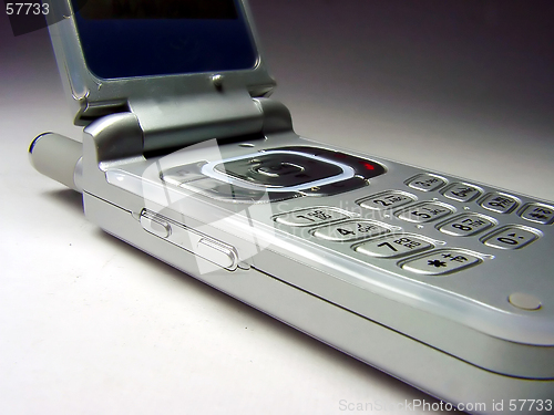 Image of Folded Cellular Phone