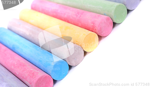 Image of colored chalk