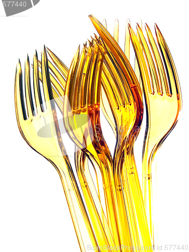 Image of Plastic forks group