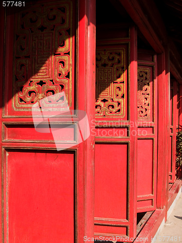 Image of Den Ngoc Son temple in Hanoi, Vietnam