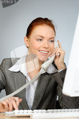Image of Beautiful businesswoman