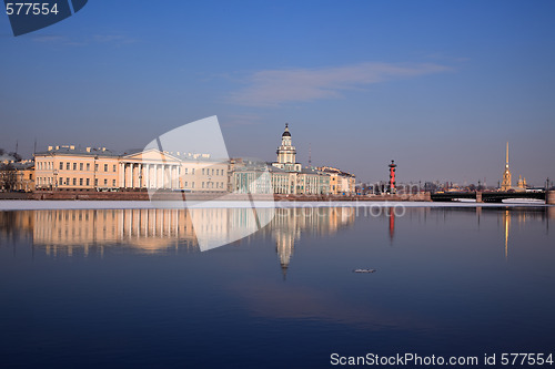 Image of Embankment of the Neva Rive