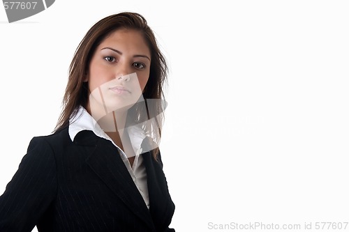 Image of Woman on white