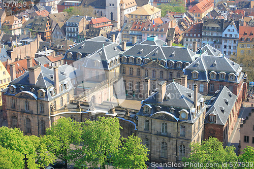 Image of Colorful roof tops of Strasbourg