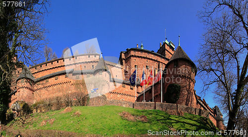 Image of haut Koenigsbourg castle