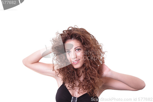 Image of happy young woman