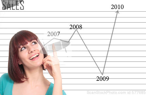 Image of happy young woman