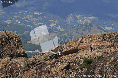 Image of rock of Meteora