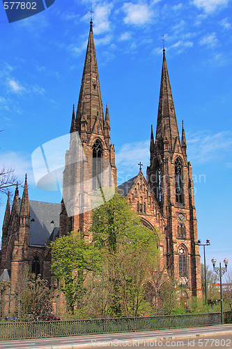 Image of church in Strasbourg