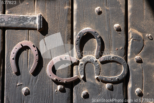 Image of Old horseshoes