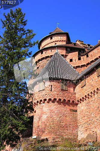 Image of haut Koenigsbourg castle