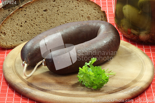Image of Homemade blood pudding