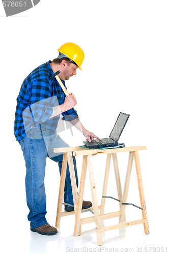 Image of Carpenter at work