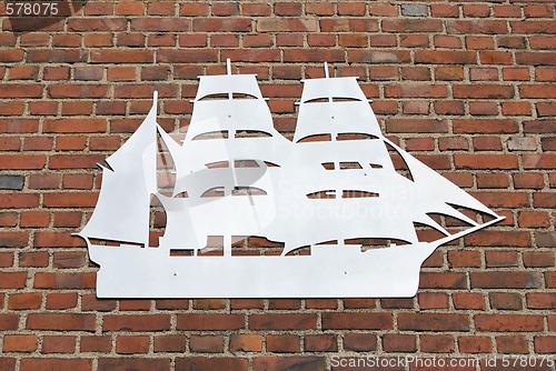 Image of Symbolic Sailing Ship