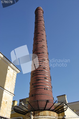 Image of Ancient Industrial Chimney
