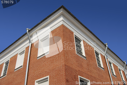 Image of Fragment of Red Brick House