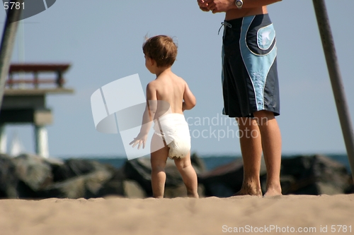 Image of Toddler at the beach