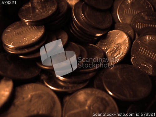 Image of Pennies Macro