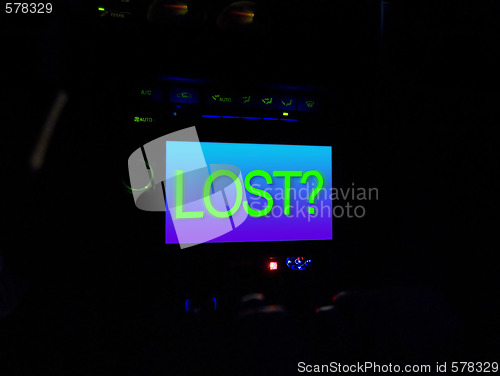 Image of Lost Navigation Screen