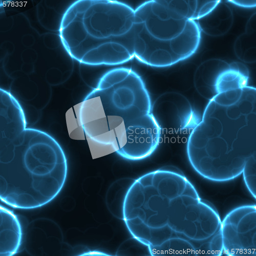 Image of blue cells