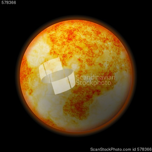 Image of space planet