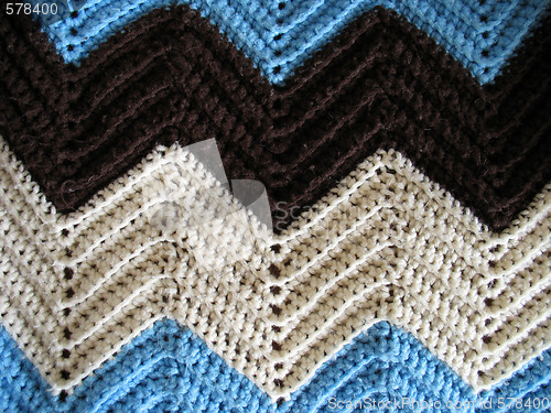 Image of Knitted Afghan Pattern