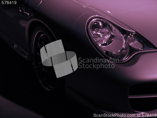 Image of exotic car detail