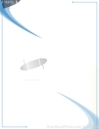 Image of Blue Swooshes -design template