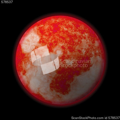 Image of space planet