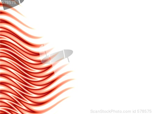 Image of red isolated spikes