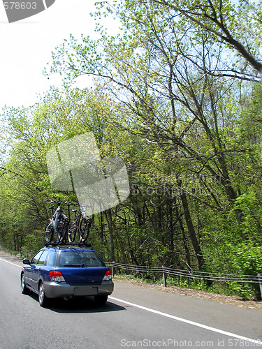 Image of Bikes On a Car