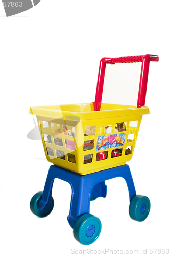 Image of toy shopping chariot