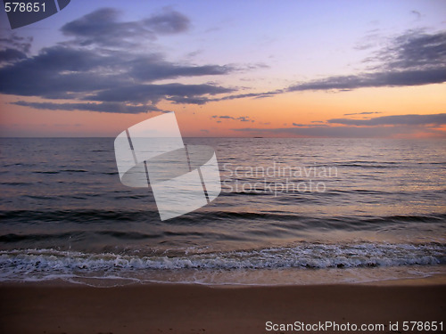 Image of New England Beach Sunset