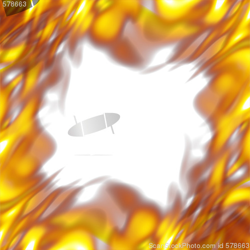 Image of fiery border